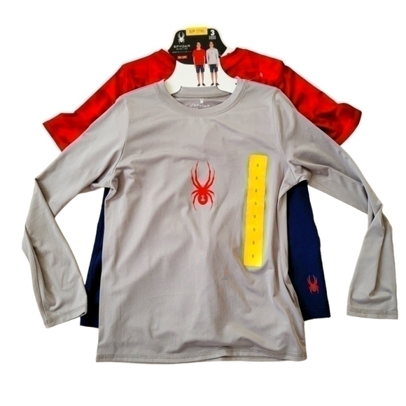 🛑 2 / $40 SPYDER 3 Piece Surf Sand Sun Swim Set in Red - Size ( 7/8) Small NWT - Picture 1 of 9